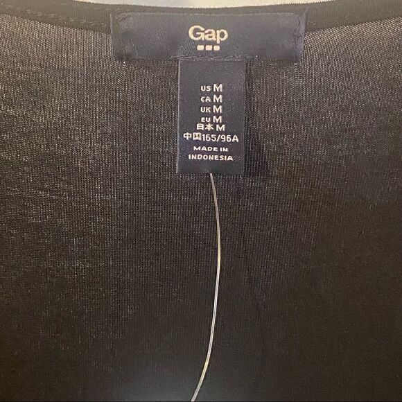 Gap Sleeveless Tie black Cotton Dress new - Picture 5 of 12